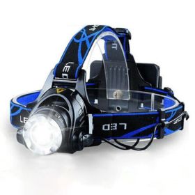 Rechargeable LED Headlamp for Camping Cycling (Color: Style A, Type: Headlamp)